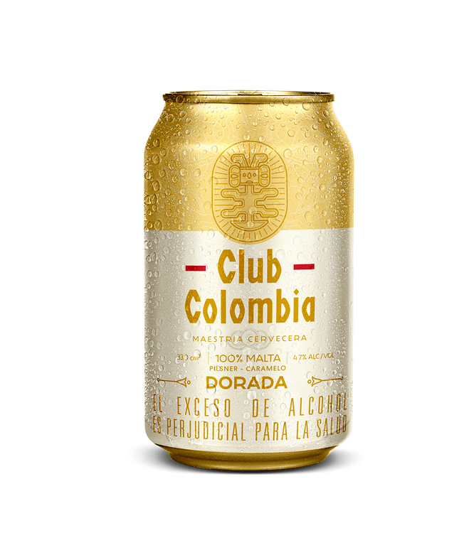 Cerveza Club Colombia Dorada Lata 330cm3