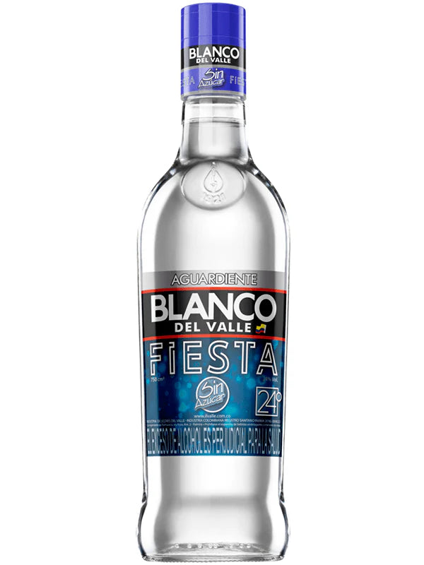 Aguardiente Blanco del Valle Fiesta 750ml