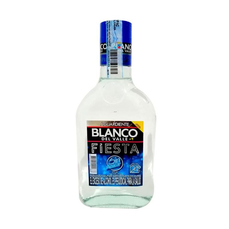 Aguardiente Blanco del Valle Fiesta 375ml