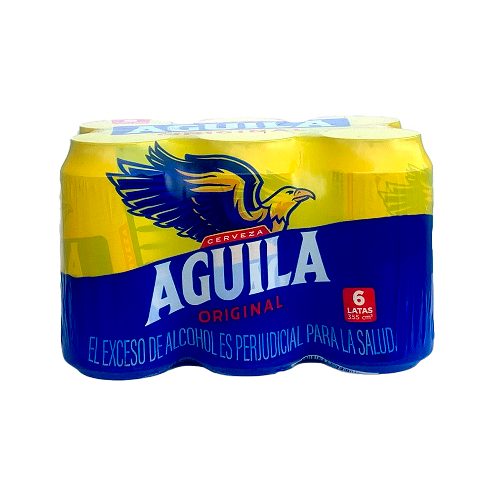 Cerveza Aguila Original Lata 330cm3 x6 Six Pack